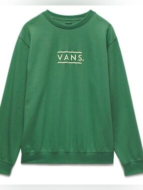 Vans Half Box Crew II Sweatshirt Fairway Green Mens XL Vans crewneck Logo Skater